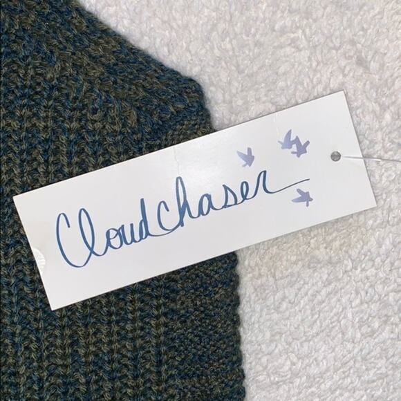 Cloud Chaser Green Sleeveless Turtleneck Sweater | Sz M, NWT - Picture 4 of 7